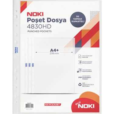 NOKİ 100 ADET POŞET DOSYA