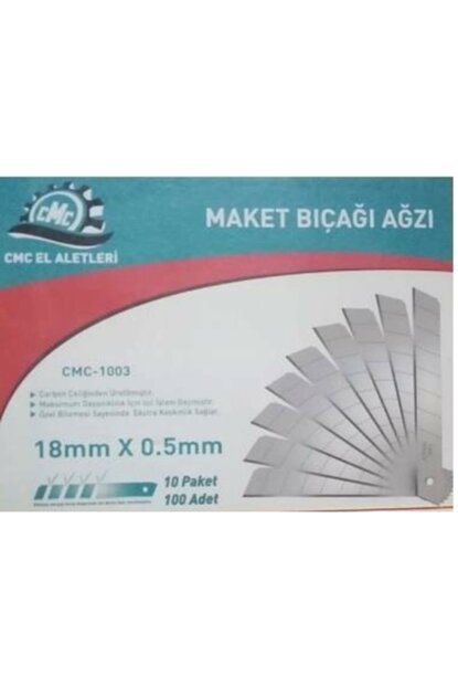 CMC 18*0.5 MM MAKET BIÇAĞI AĞZI 