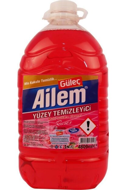 GÜLEÇ AİLEM YÜZEY TEMİZLEYİCİ ÇEŞİTLERİ 4800 ML