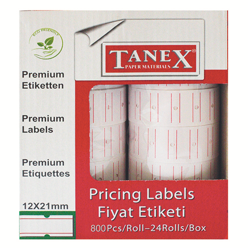 TANEX 6 ADET FİYAT ETİKETİ 